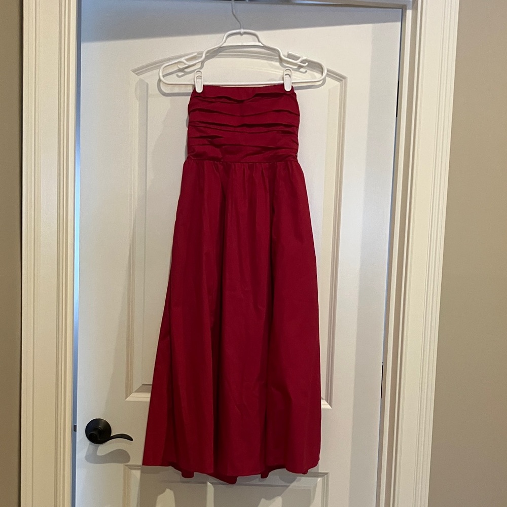 Abercrombie Strapless Dress in Raspberry NWT